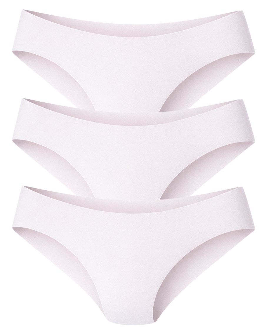 Промо Пакет - 3 броя Безшевни Дамски Бикини, Лазерно Рязани, M - XL