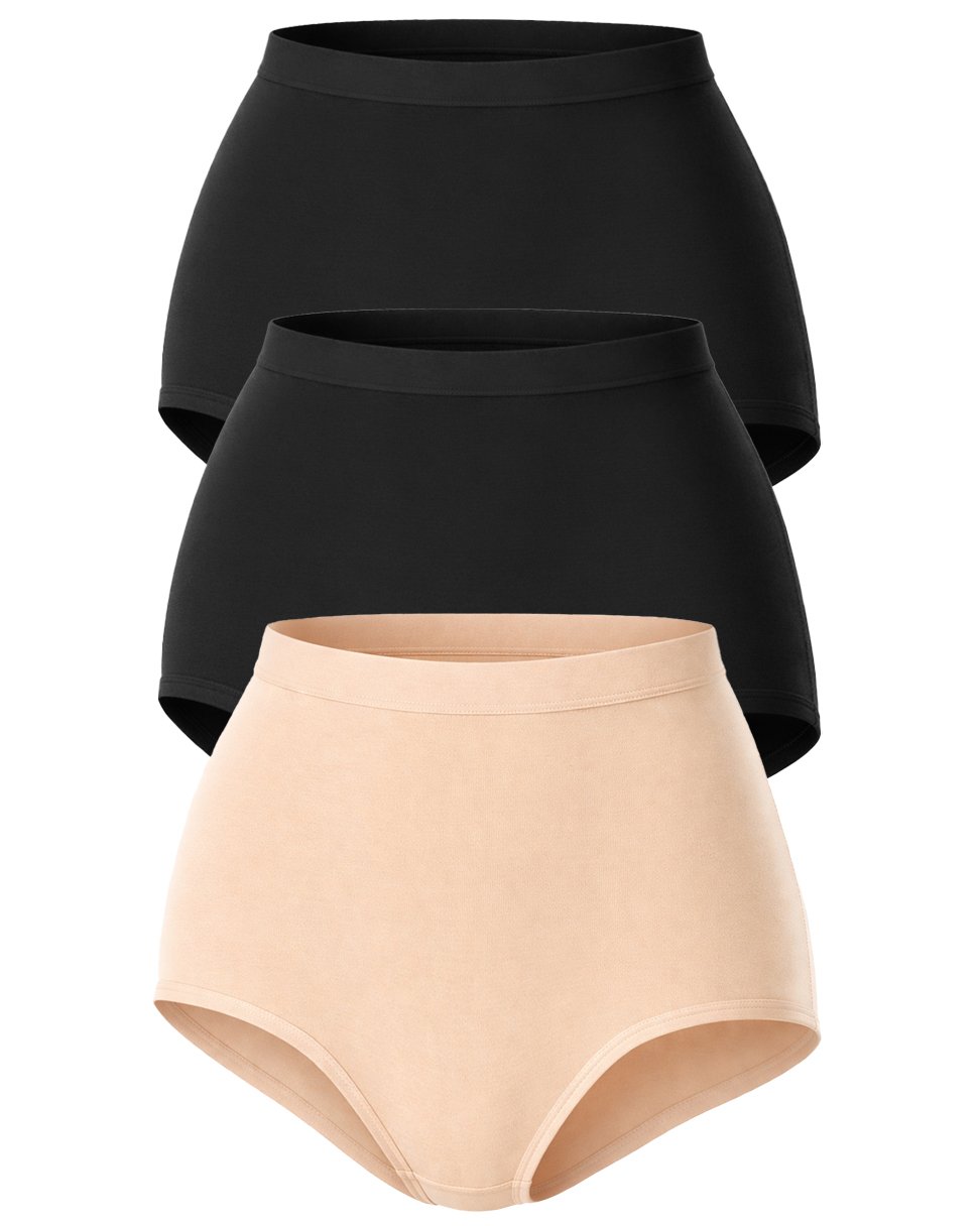 60 Промо Пакет - 3 броя Дамски Бикини / Боксерки, Памук / Модал, 2 Цвята, M - 3XL