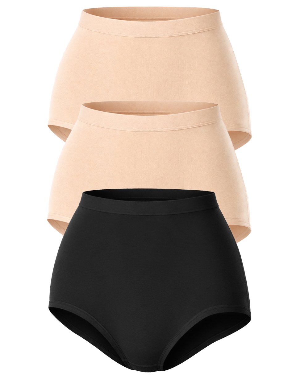 Промо Пакет - 3 броя Дамски Бикини / Боксерки, Памук / Модал, 2 Цвята, M - 3XL