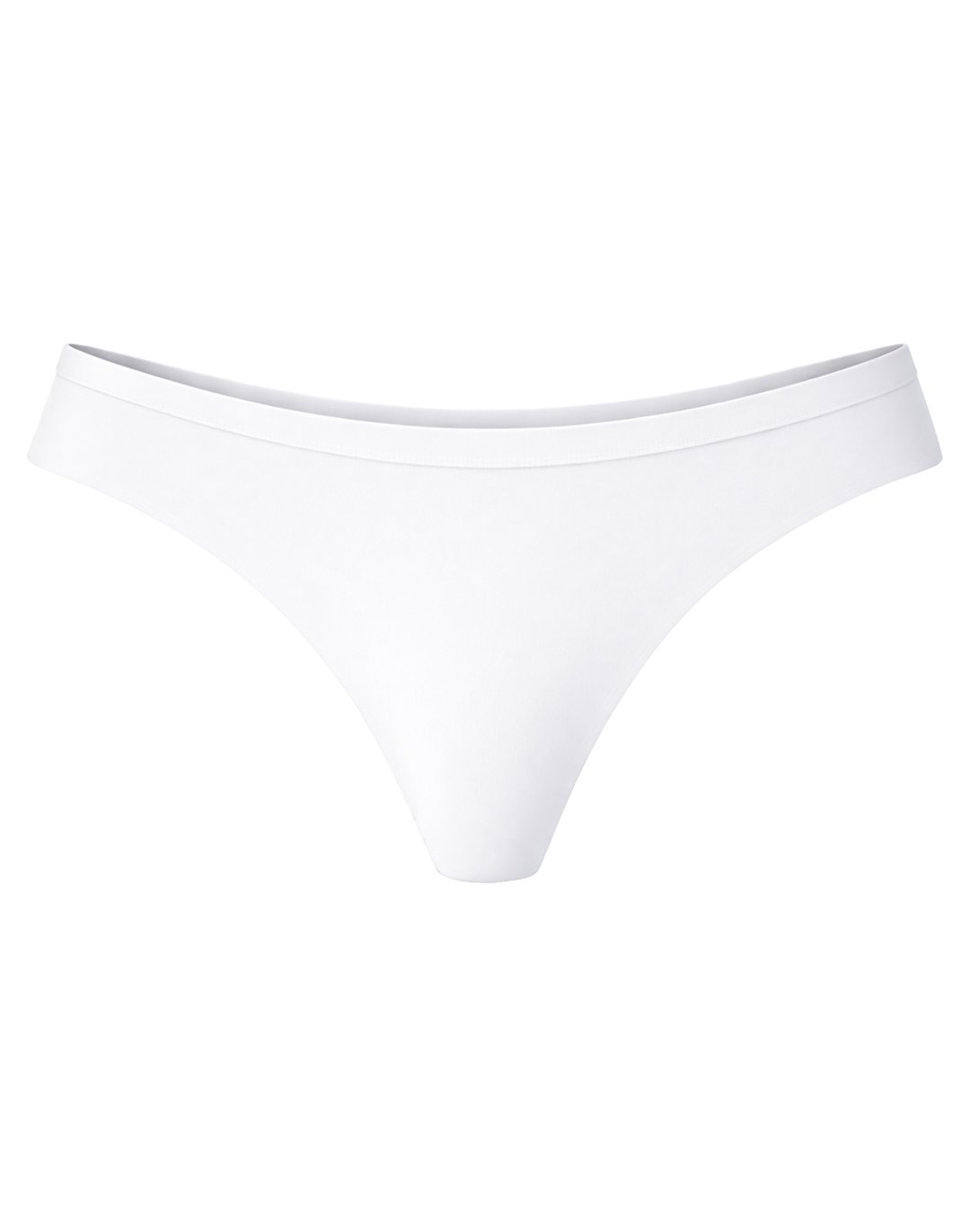 Памучни Дамски Бразилиани, Лазерно Рязани, Бяло, M - XL