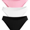 101 Промо Пакет - 3 броя Памучни Дамски Бикини, 5 Цвята, S - XL