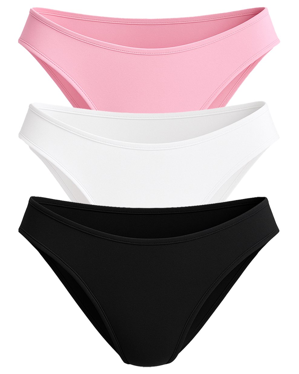 101 Промо Пакет - 3 броя Памучни Дамски Бикини, 5 Цвята, S - XL