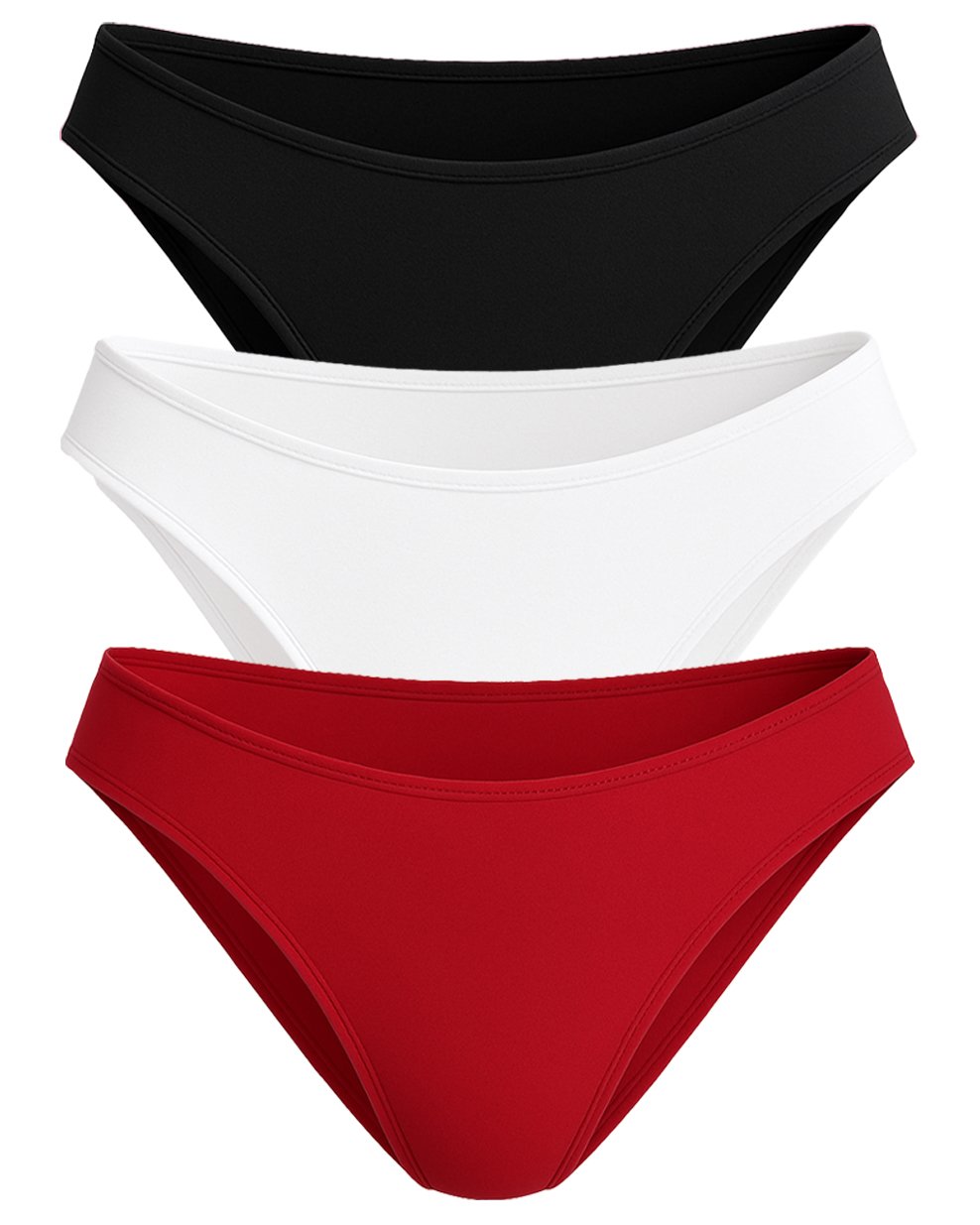 Промо Пакет - 3 броя Памучни Дамски Бикини, 5 Цвята, S - XL